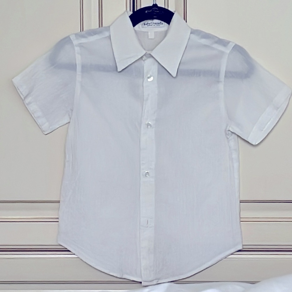 Baby Graziella Made in Italy white button down shirt 2Y - Picture 2 of 8
